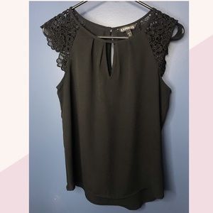 Black Lace Express Top